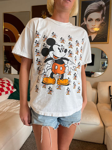 Vintage Mickey Mouse Tee - Large