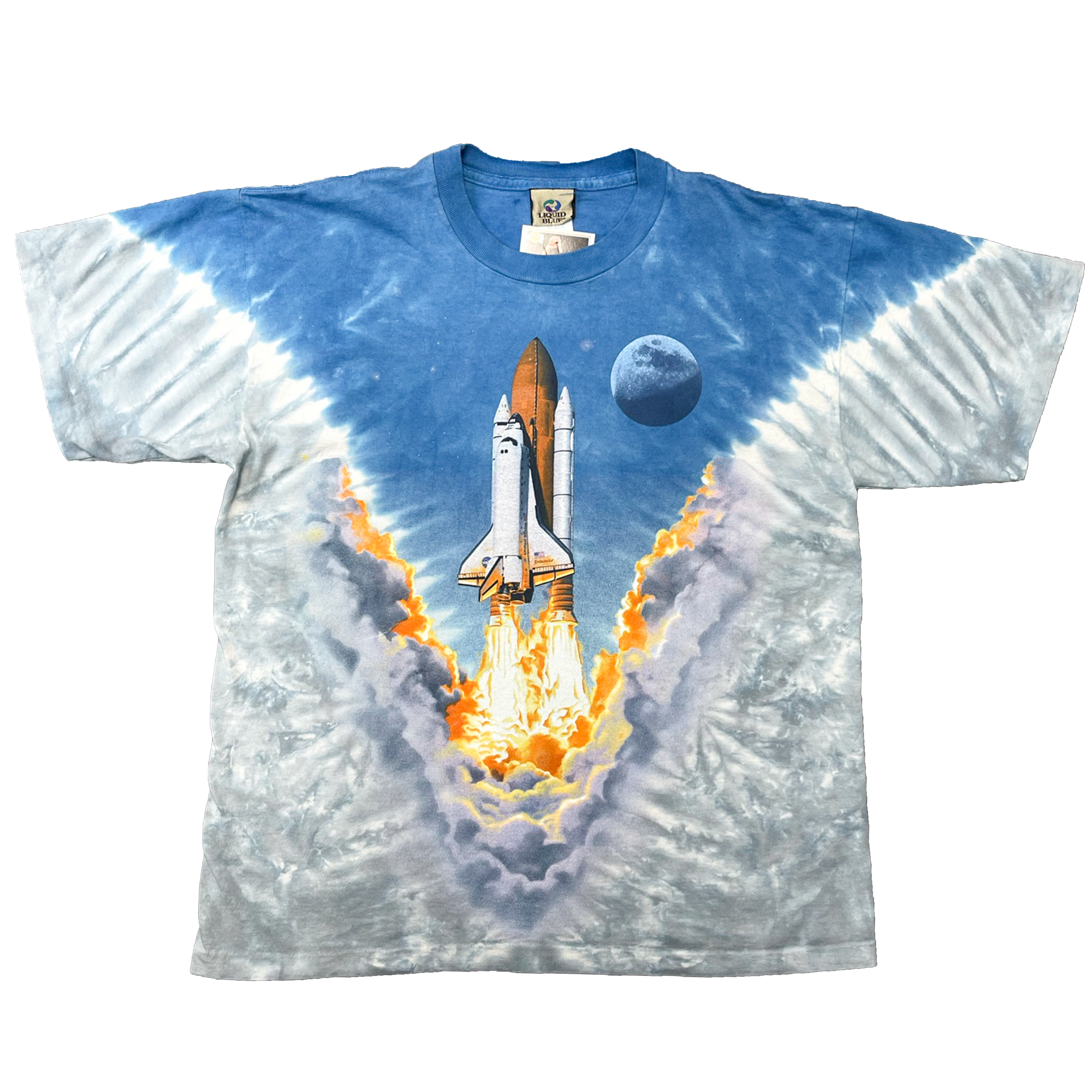 Liquid Blue Boeing Space Shuttle Tee - L – Moby Thrift
