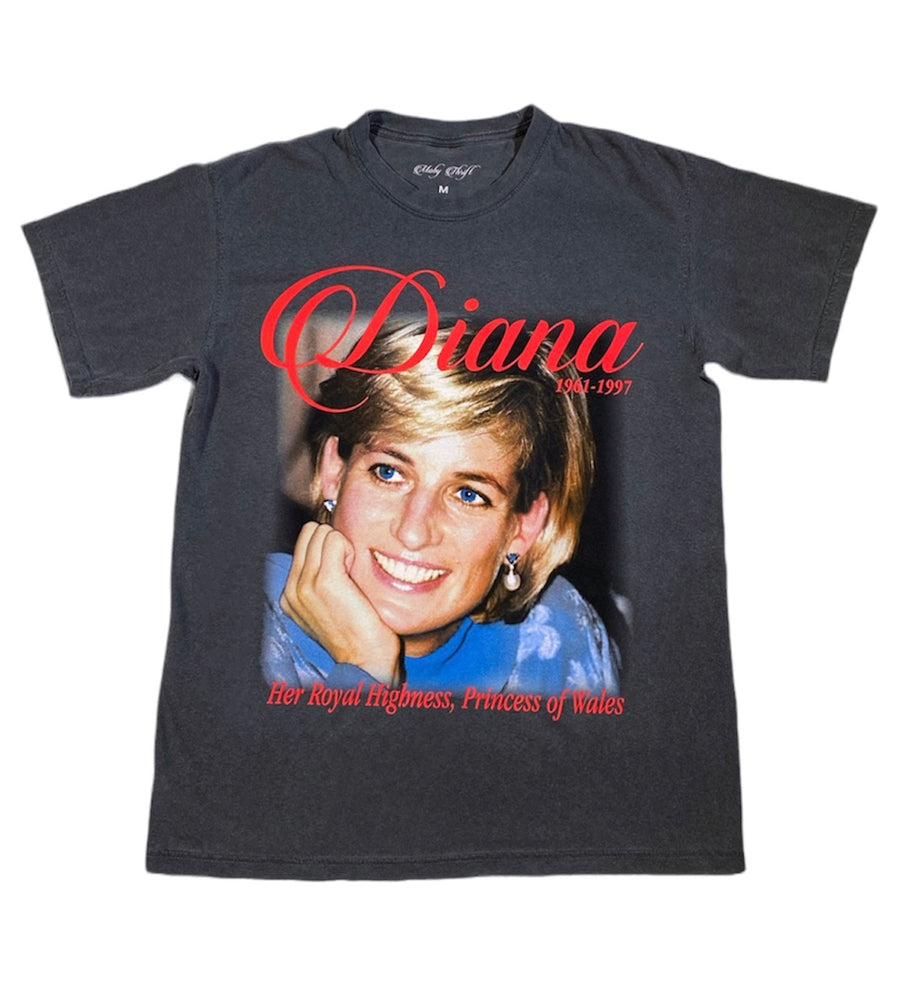 The Diana Tee - Charcoal – Moby Thrift