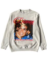 THE DIANA CREWNECK - HEATHER GREY
