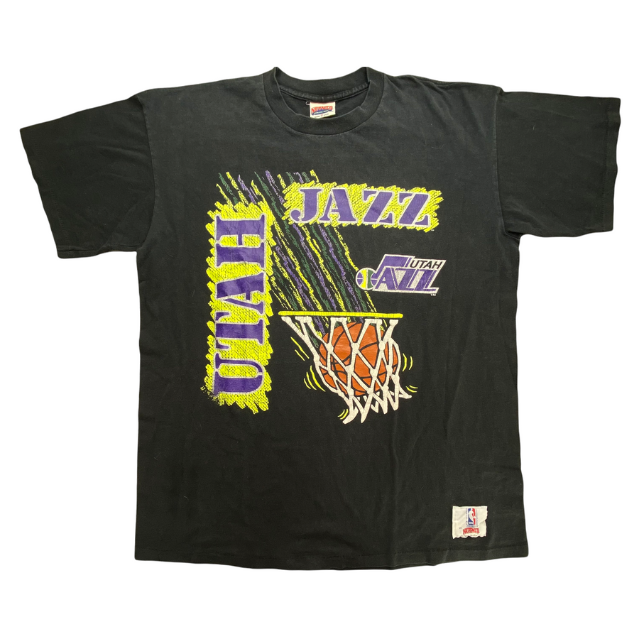 Vintage Utah Jazz Nutmeg Tee - XL